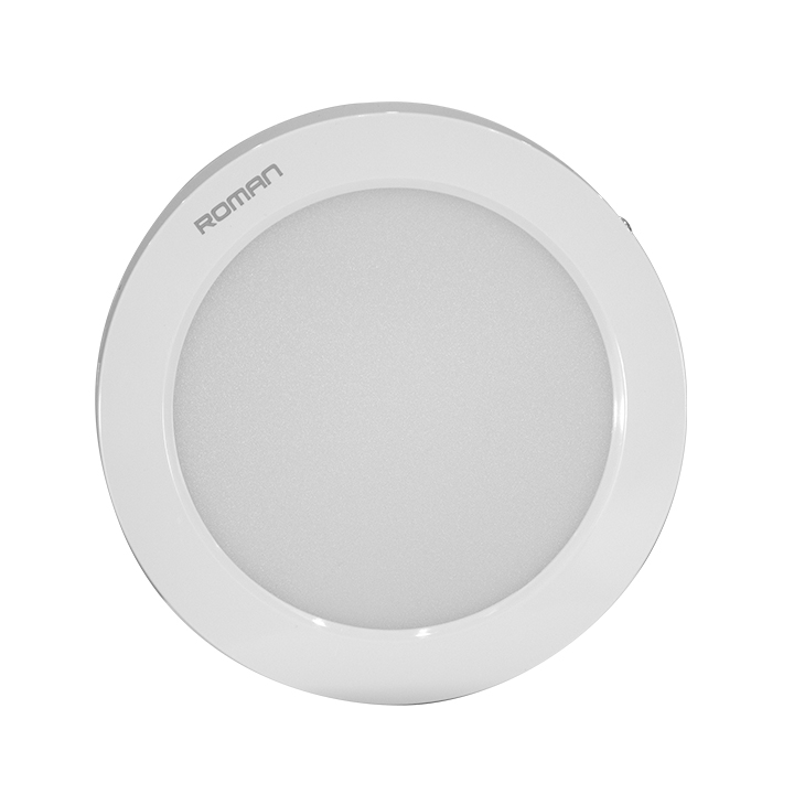 Đèn LED panel tròn ELT8002 Roman - Khung nhựa PC siêu bền, tản nhiệt nhanh, chịu lực tốt - Tuổi thọ >30.000 giờ