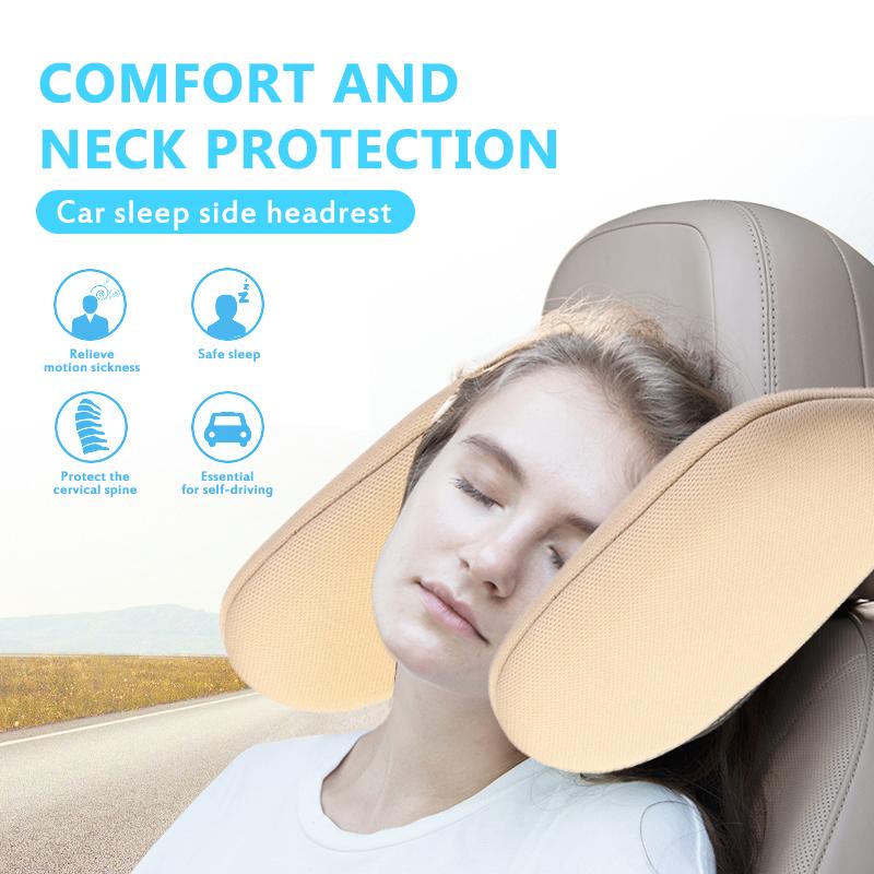Xe Cổ Gối Tựa Đầu Gối Tựa Đầu Ô Tô Xe Hơi Ngủ Bên Hỗ Trợ Đầu Ghế Xe Ô Tô Gối Tựa Đầu Gối Cổ Cho Trẻ Em Người Lớn