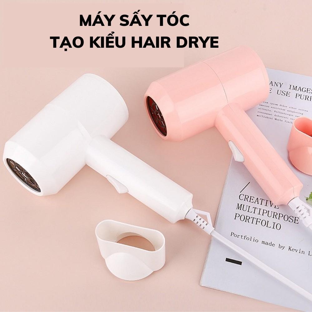 Máy Sấy Tạo Kiểu Mini HAIR DRYER Công Suất Lớn 1000W Không Gây Hư Tổn, An Toàn Tiện Lợi