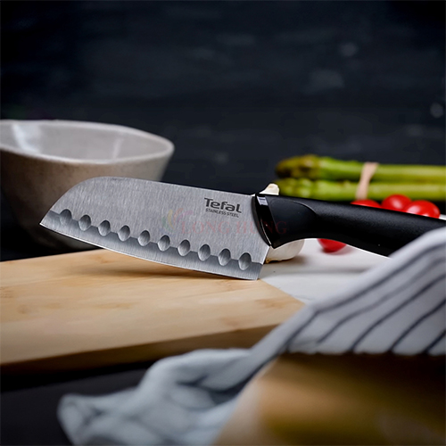 Dao làm bếp Santoku Tefal Comfort 12cm K2213604- Hàng chính hãng