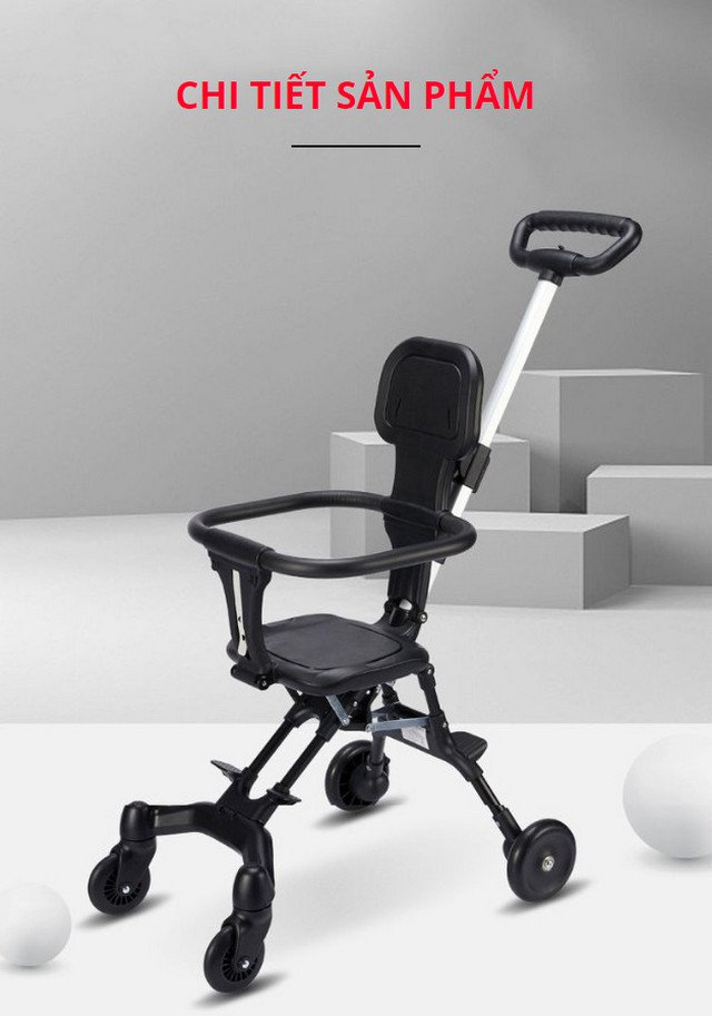 XE ĐẨY EM BÉ GẤP GỌN ĐI DU LỊCH 2-WAY REST BABY