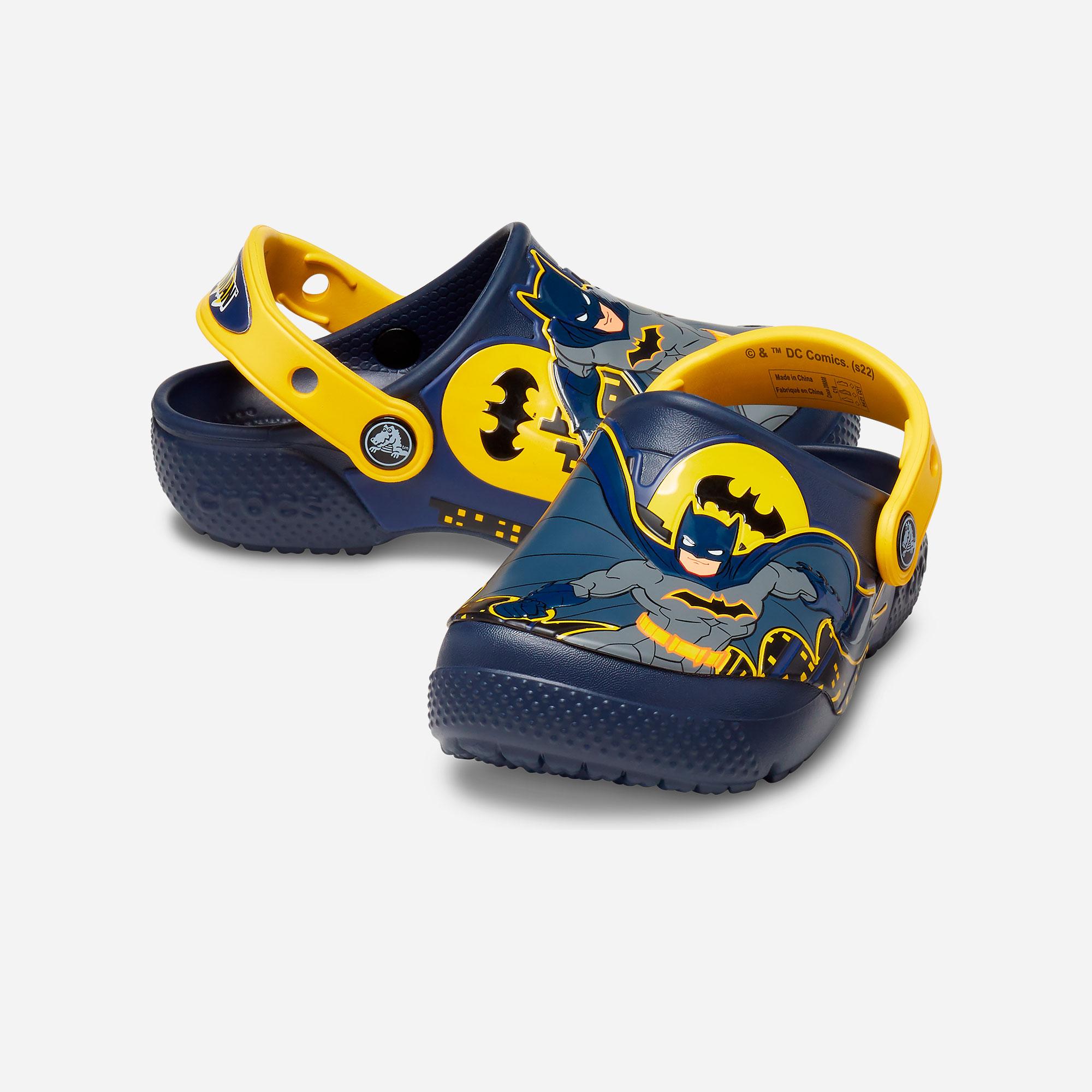 Giày nhựa trẻ em Crocs Funlab Batman - 207470-410