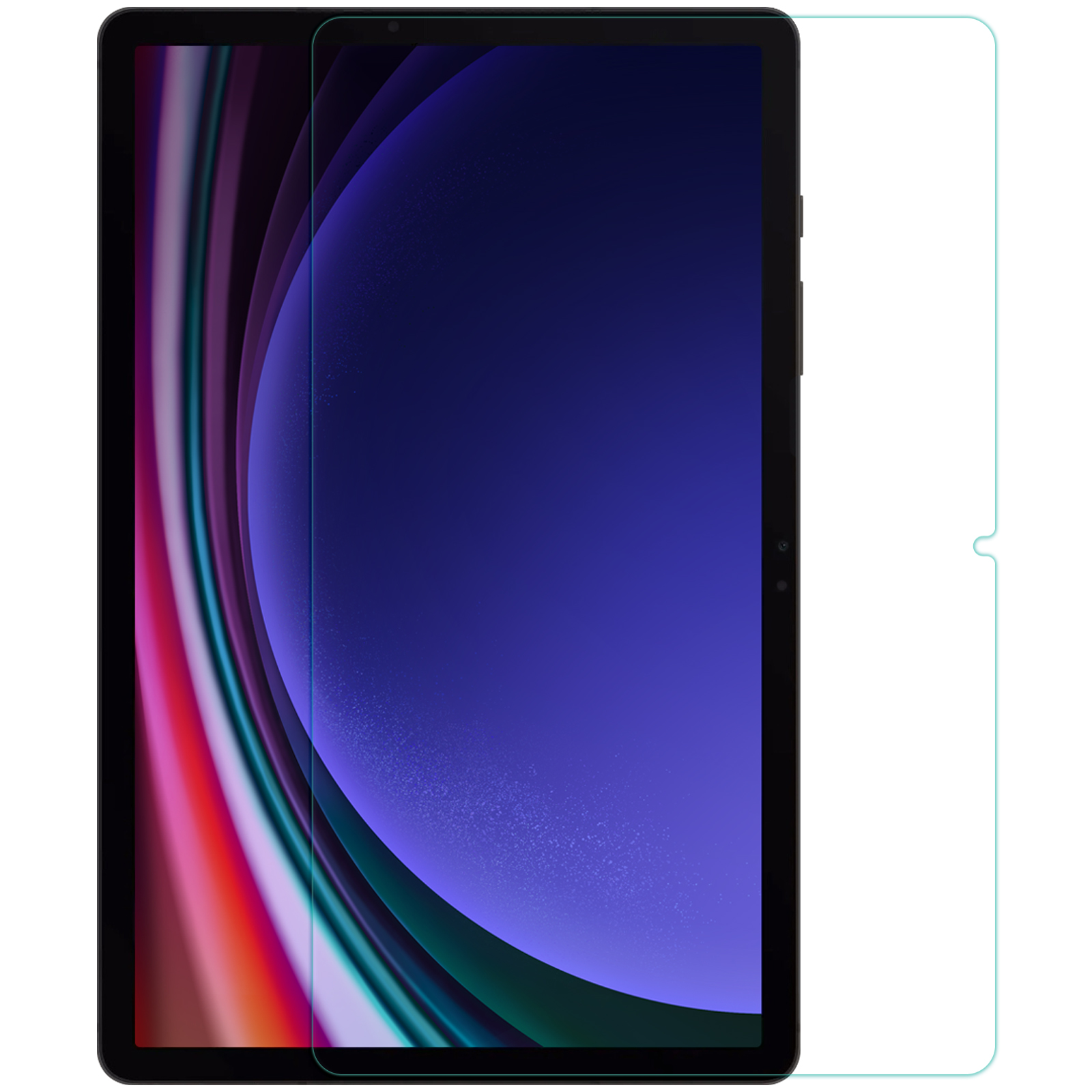 Miếng dán màn hình kính cường lực cho Samsung Galaxy Tab S9 / Galaxy Tab S9+ Plus / Galaxy Tab S9 Ultra / Galaxy Tab S9 FE / Galaxy Tab S9 FE Plus  hiệu Nillkin Amazing H+ (mỏng 0.2 mm, vát cạnh 2.5D, chống trầy, chống va đập) - Hàng Chính Hãng