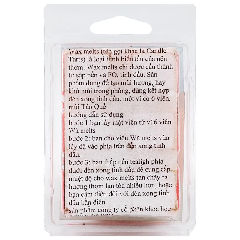 Hộp 6 Sáp Thơm Wax Melts Hương Táo Quế - Apple Cinnamon R2D