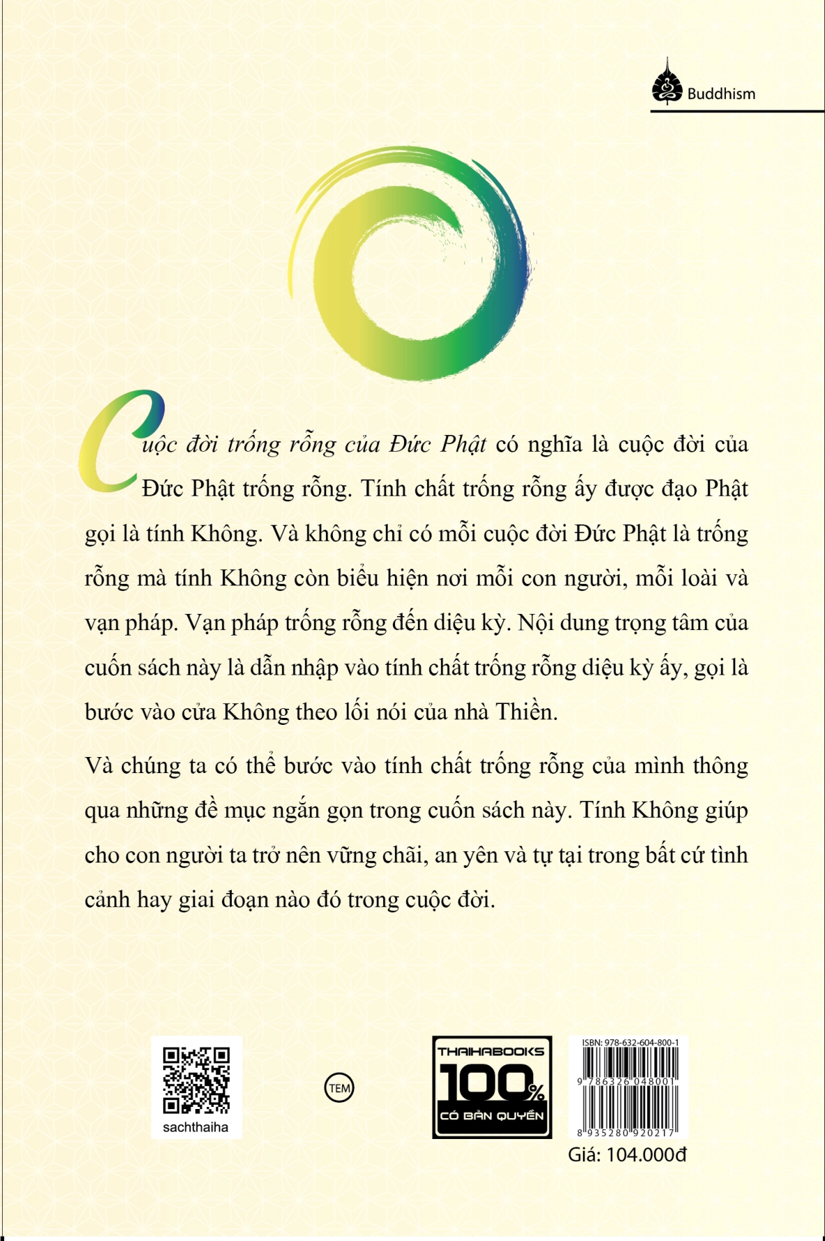 Sách Cuộc Đời Trống Rỗng Của Đức Phật
