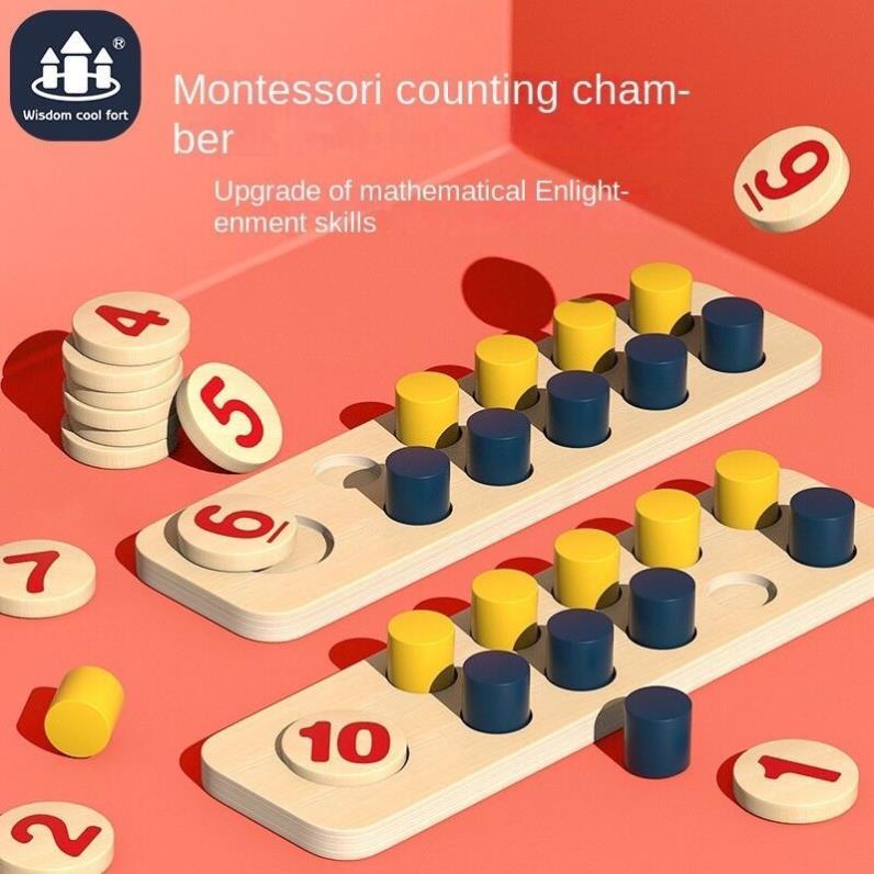 Bộ Đồ Chơi Toán Học Bằng Gỗ Montessori Cho Trẻ Em