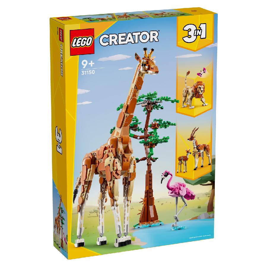 Đồ Chơi Lắp Ráp Thế Giới Động Vật Hoang Dã Safari LEGO CREATOR 31150 (780 chi tiết)