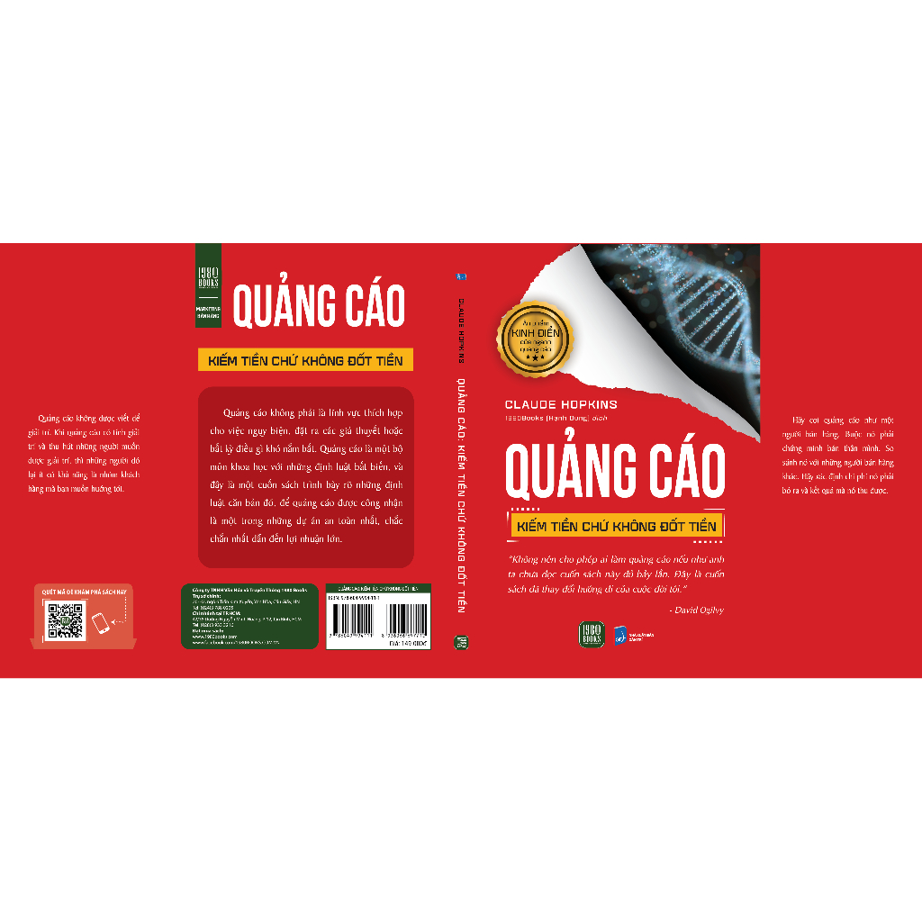 Combo 2 Cuốn Giúp Tăng Độ Nhận Diện Thương Hiệu Hiệu Quả: Quảng Cáo, Kiếm Tiền Chứ Không Đốt Tiền 1980 + Linh Hồn Của Quảng Cáo th