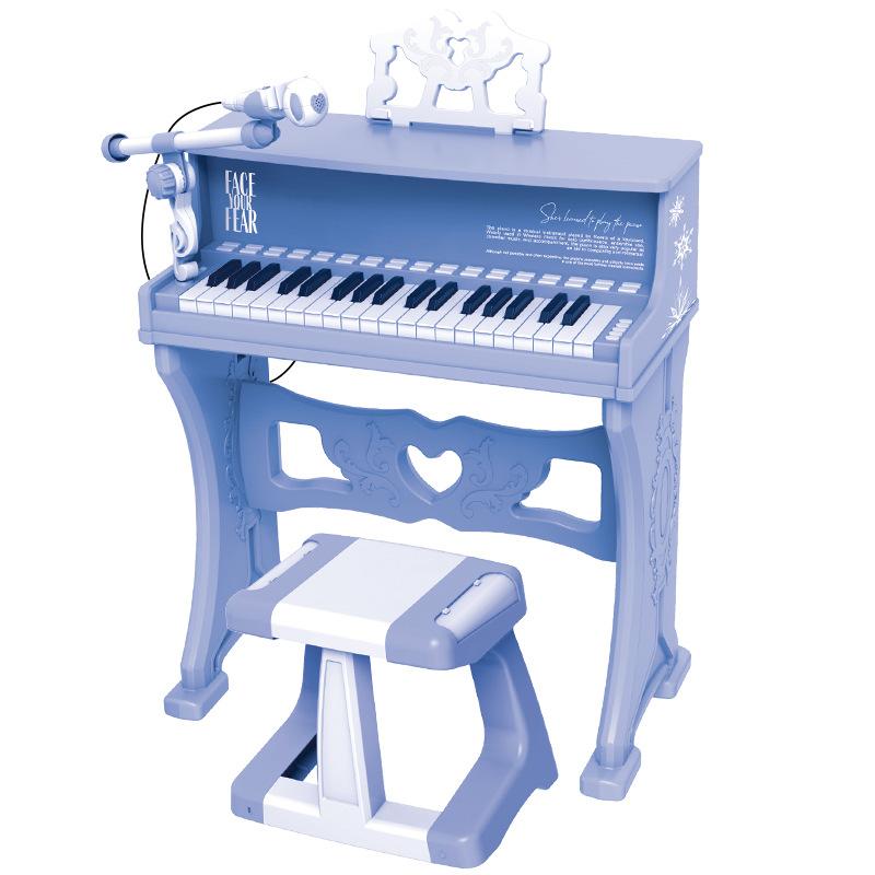 Ưu đãi đặc biệt Công chúa bé gái Bevenle xếp hình đa năng giáo dục sớm đồ chơi đàn piano có thể chơi đàn organ điện tử cho người mới bắt đầu có micrô