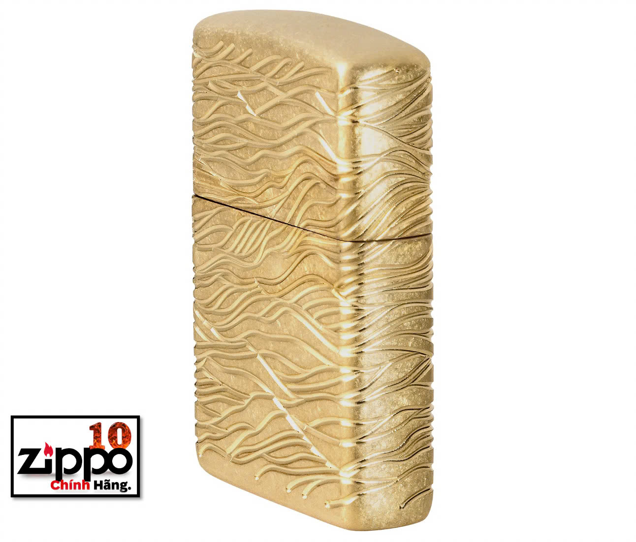 Bật lửa Zippo 46273 Luxury Waves Design - Chính hãng 100%