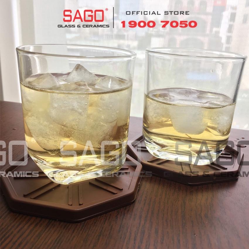 Ly Thủy Tinh Union Bottom Corner 225ml | Nhập Khẩu Thái Lan