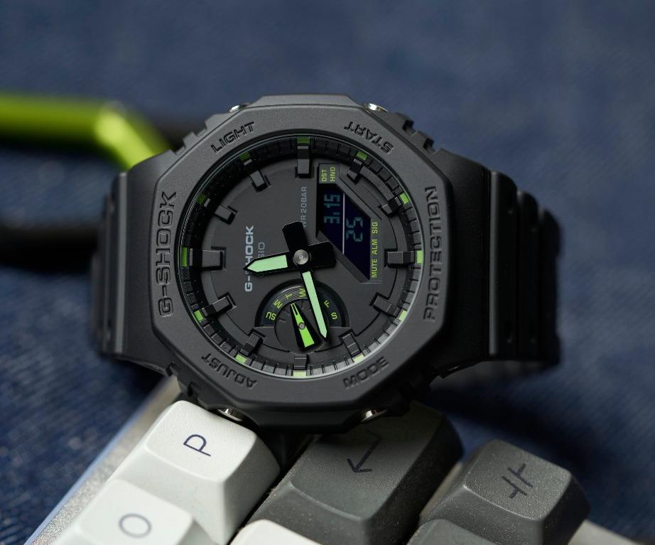 Đồng Hồ Nam Dây Nhựa Casio G-Shock GA-2100-1A3DR Chính Hãng - GA-2100-1A3 Carbon Core