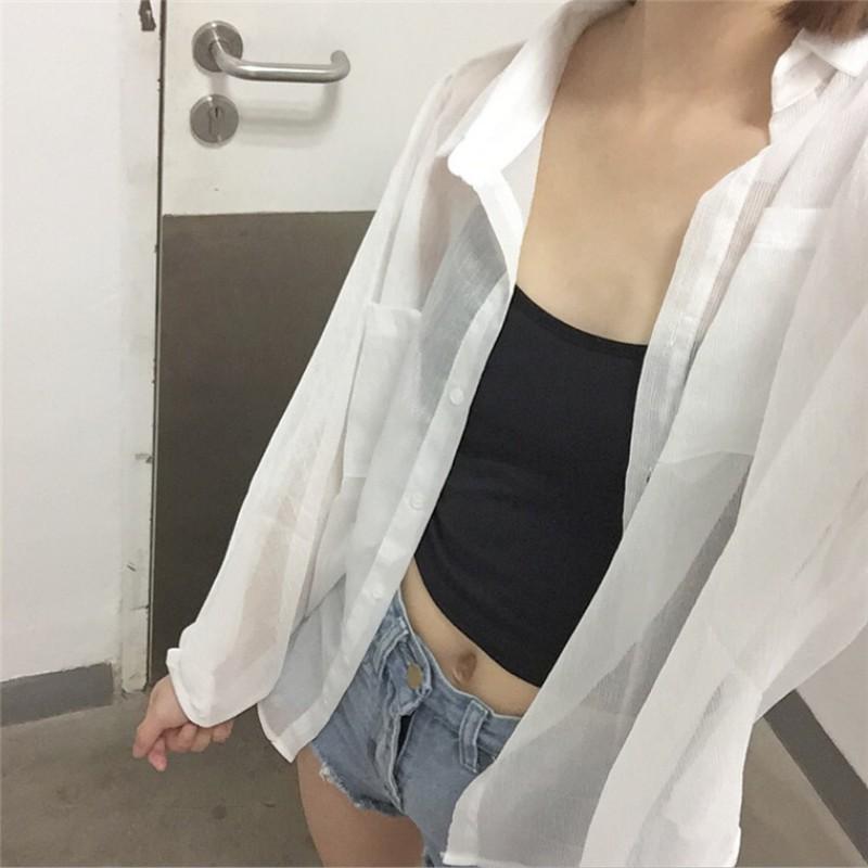 Áo Nữ Tay Dài Dáng Rộng Thời Trang Phong Cách Hàn Quốc