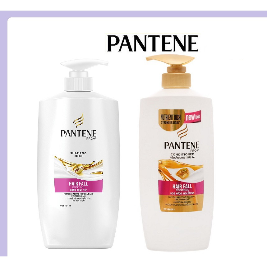 Combo Dầu gội Pantene ngăn rụng tóc 650G + Dầu xả Pantene ngăn rụng tóc 650G