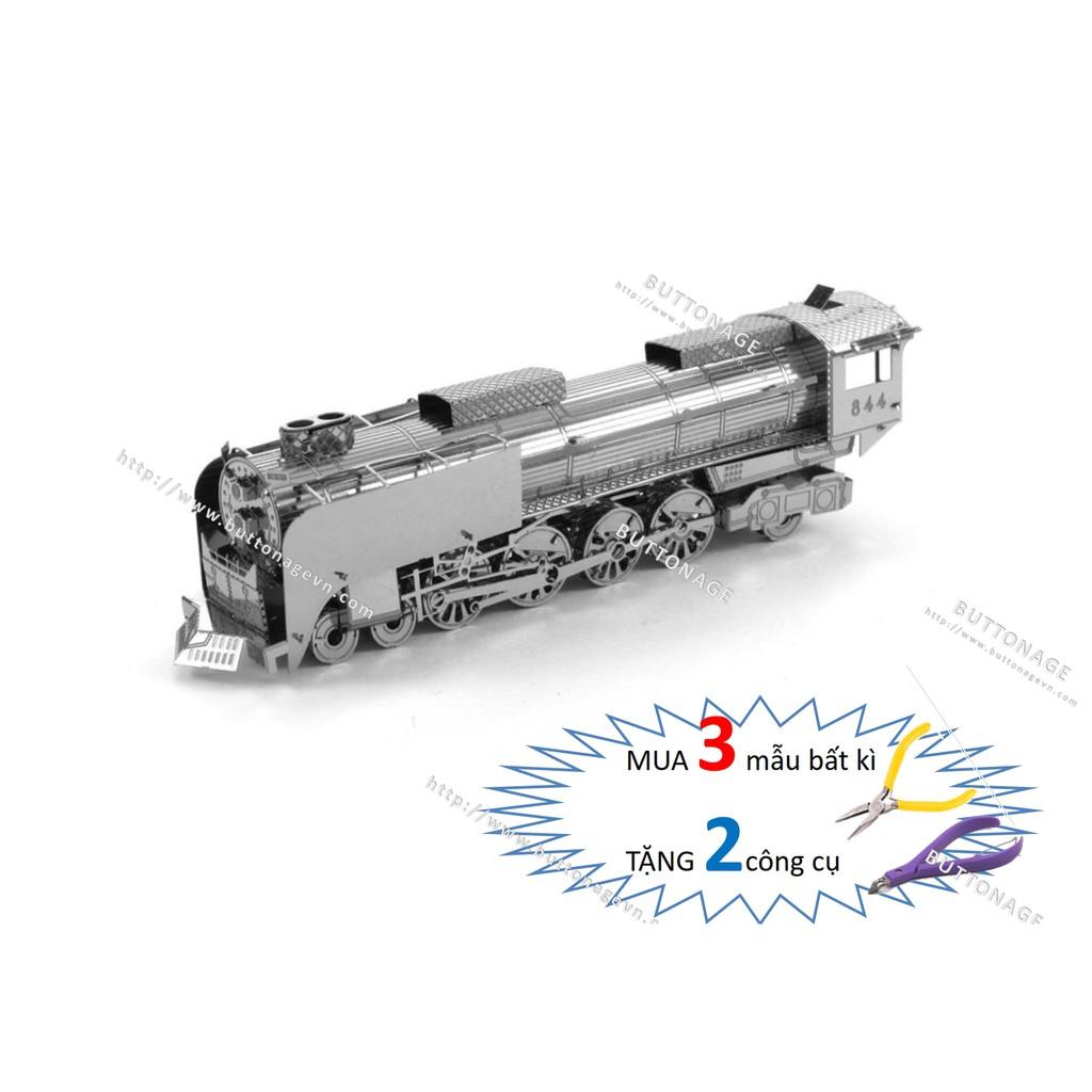 Mô Hình Lắp Ráp 3d Đầu tàu hơi nước UNION PACIFIC 844