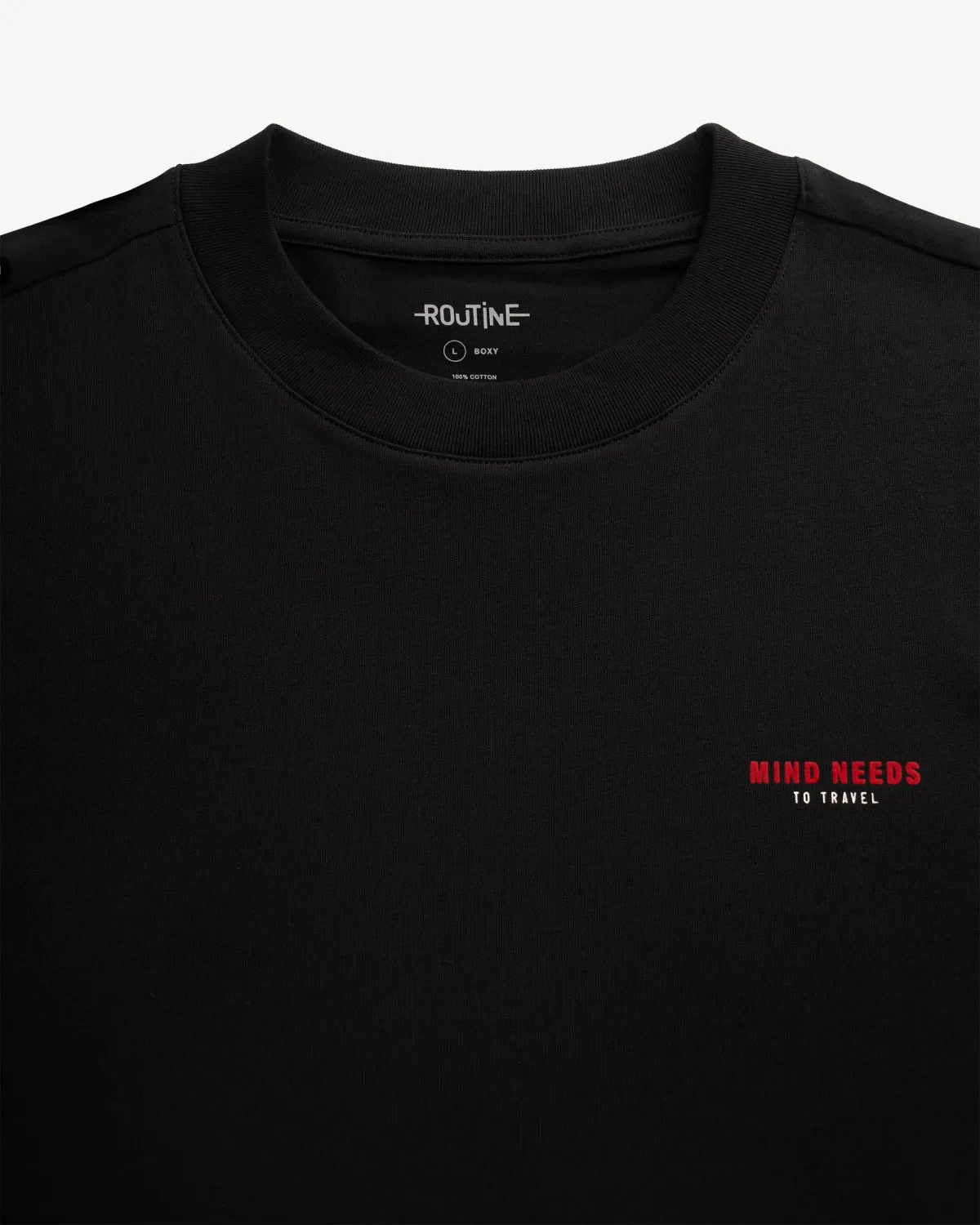 Áo thun tay ngắn nam hình in . Form Boxy - ROUTINE 10S25TSS032