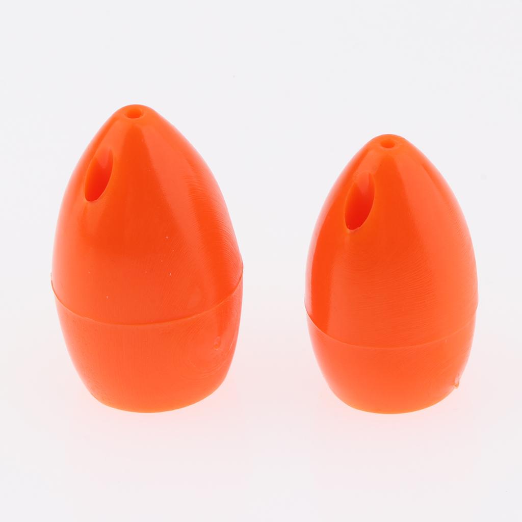 10 Pieces Bombarda Sbirolino Floating Trout Pose Fly Fishing Floats Orange