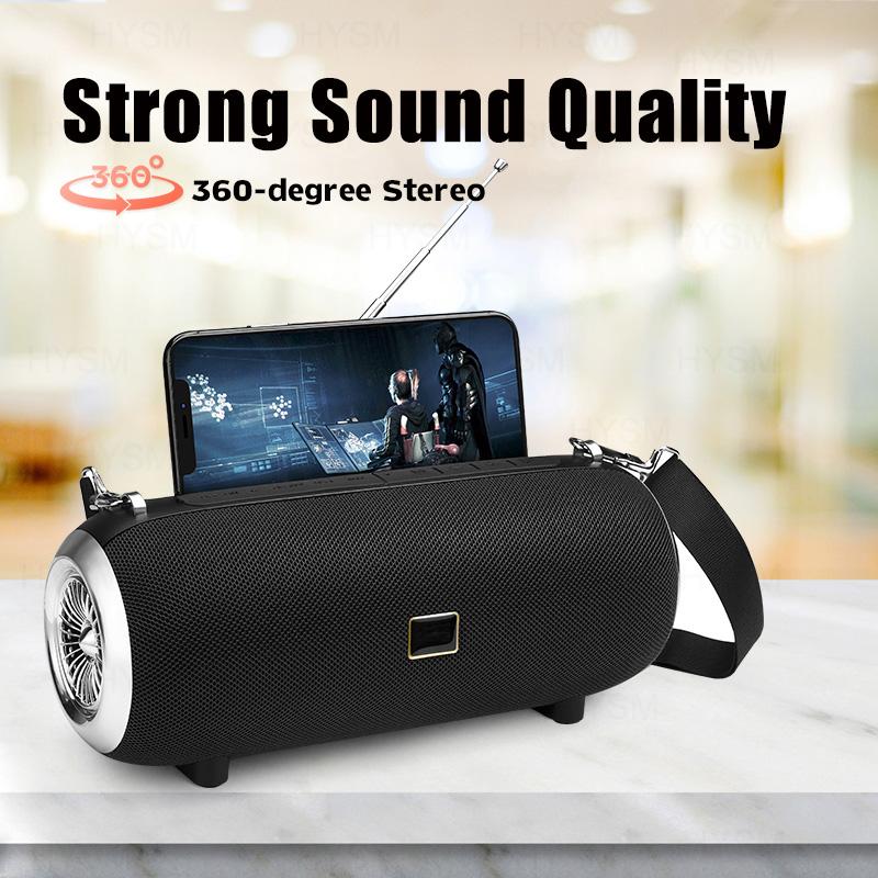 40W công suất cao không dây bluetooth di động ngoài trời Cột di động mạnh mẽ BAS Color: Red