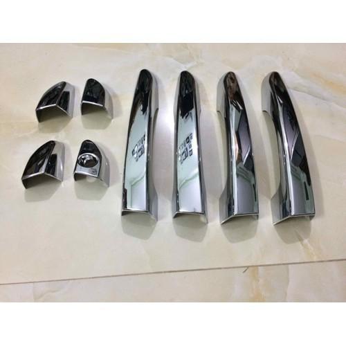 Bộ ốp tay nắm, hõm cửa xe Hyundai Tucson 2016-2021 -mạ Crom