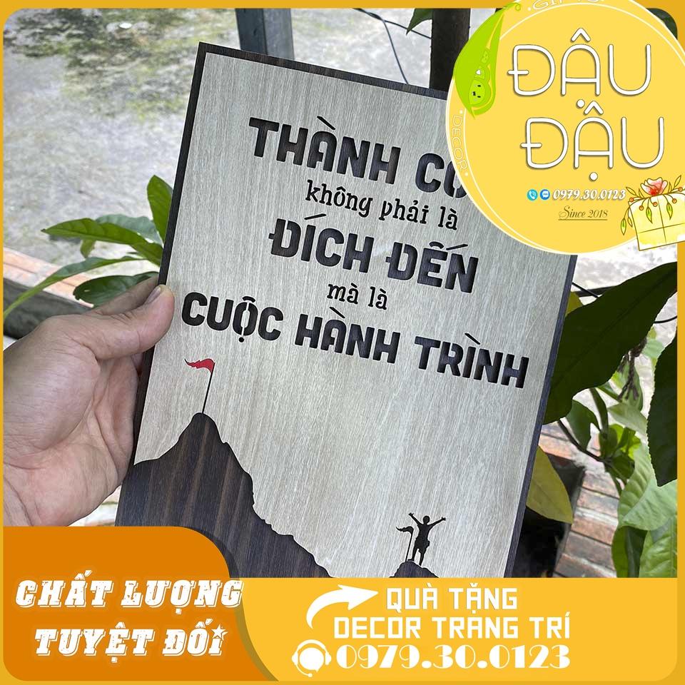 Tranh Tạo Động Lực "Thành công không phải là đích đến mà là cuộc hành trình"