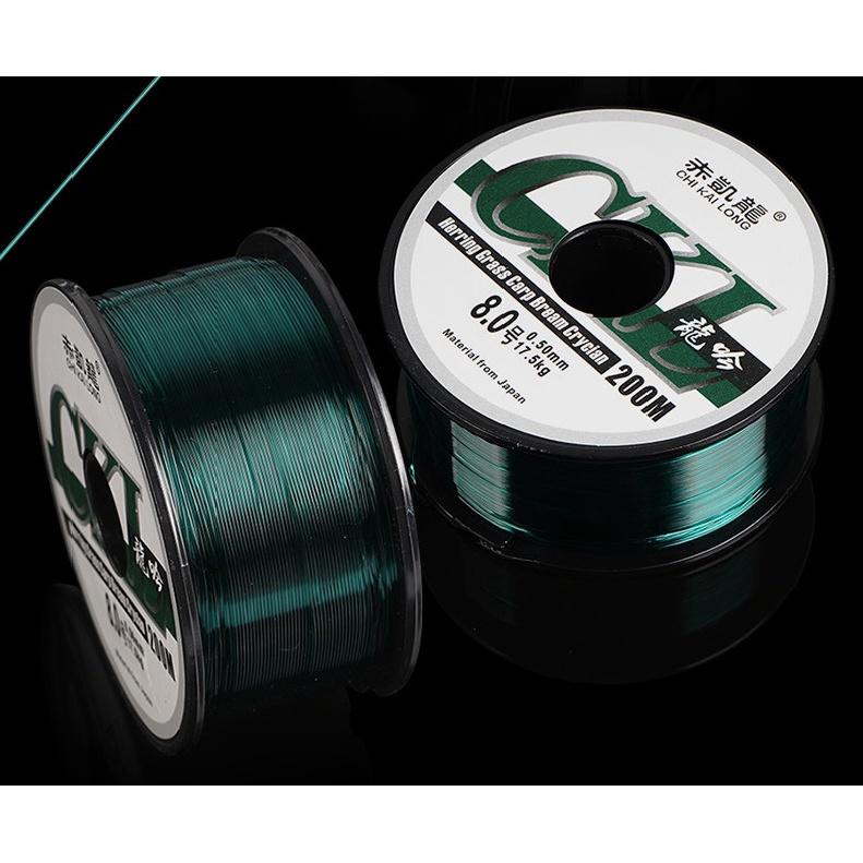 Cước Câu Cá Nhật Bản CKL 200M Nylon Nguyên Liệu Lụa Cao Cấp Trong Suốt DCC03-DCR7 - SANAMI FISHING
