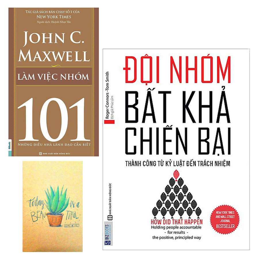 Combo Đội Nhóm Bất Khả Chiến Bại - Thành Công Từ Kỷ Luật Đến Trách Nhiệm và Làm Việc Nhóm 101 – Những Điều Nhà Lãnh Đạo Cần Biết ( Tặng kèm Sổ Tay Xương Rồng)