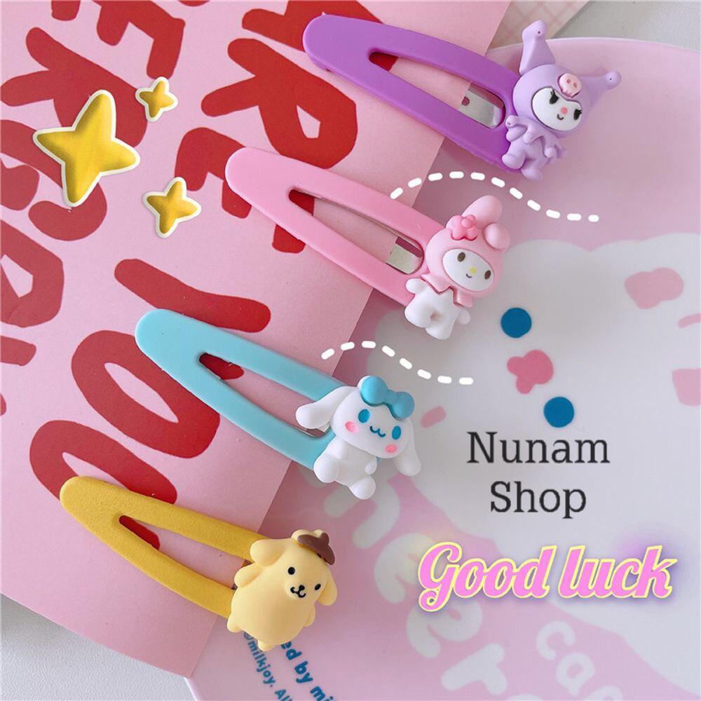 Set 2 cây kẹp tóc nhân vật san.rio ngộ nghĩnh siêu hot, kẹp tóc cute hàn quốc Nunam shop