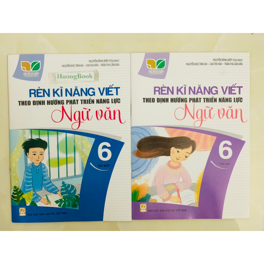 Sách - Combo Rèn kĩ năng viết theo định hướng phát triển năng lực ngữ văn 6 - tập 1 + 2