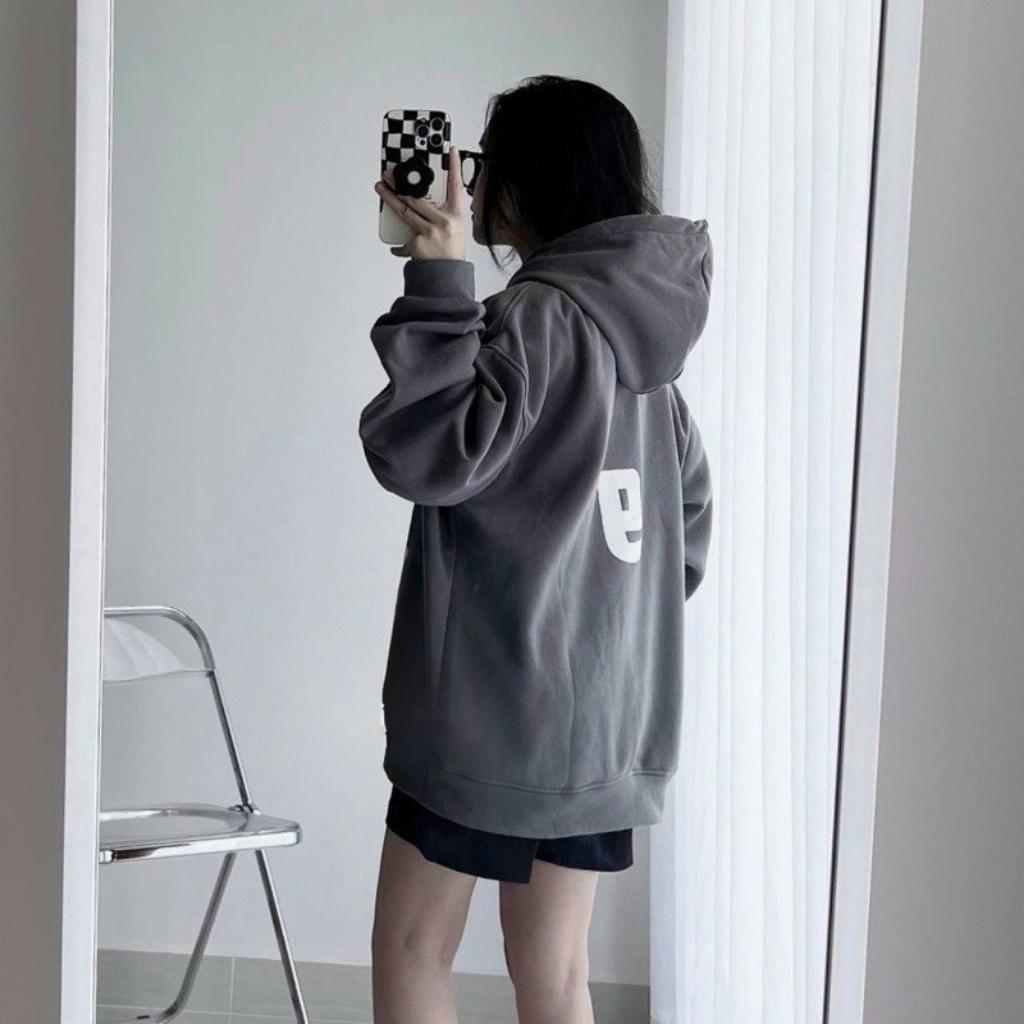 Áo khoác hoodie unisex form rộng phối nút bấm streetstyle AKN02 jacket nam nữ ulzzang hottrend vải nỉ mềm mịn