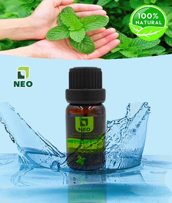 Tinh Dầu Thiên Nhiên Bạc Hà NEO – Tinh dầu nguyên chất 100%, thanh mát thơm nhà đuổi muỗi, côn trùng, tập trung tinh thần 10ml