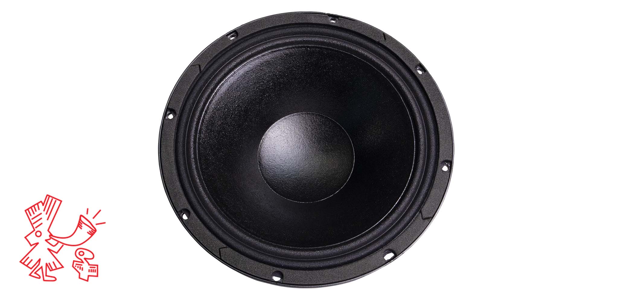 10NTLW2000 Củ loa Bass 10inch - 2,5 tấc Neodymium 350W 8Ω 18 Sound-HÀNG CHÍNH HÃNG