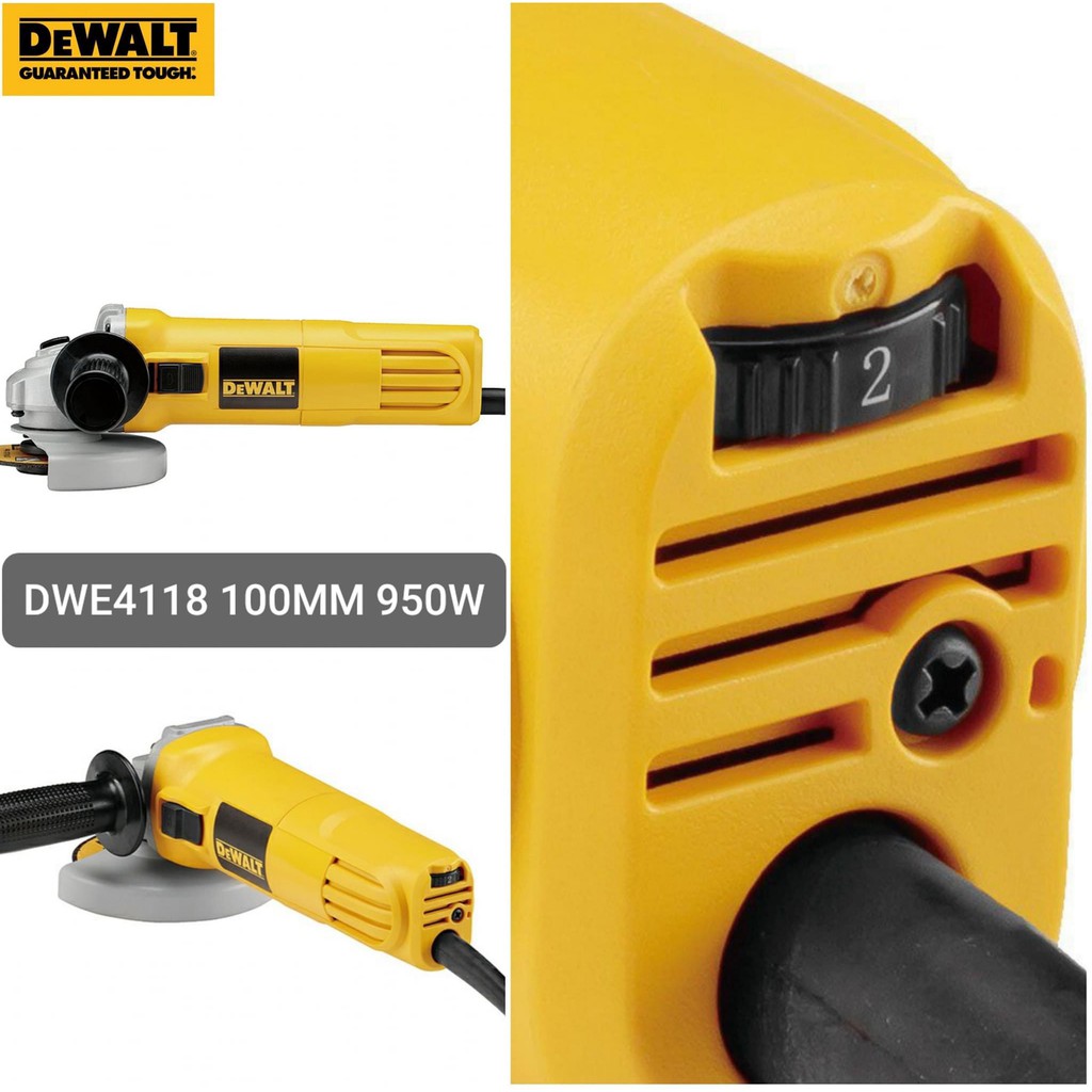 Máy mài cầm tay 950W-100mm Dewalt DWE4118-B1