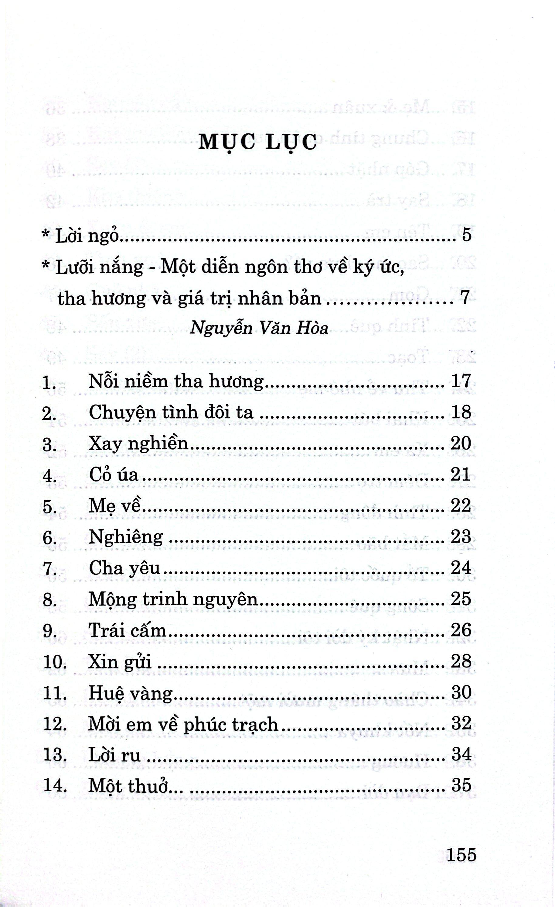 Sách - Lưỡi Nắng