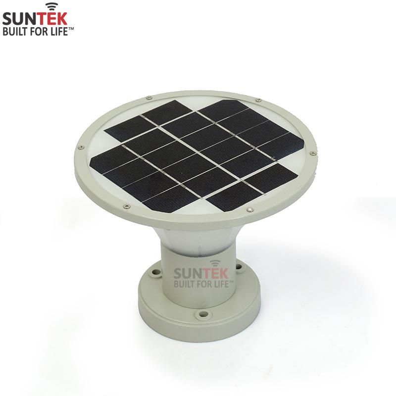 Đèn Sân Vườn Năng Lượng Mặt Trời SUNTEK GD-08 - Sáng 18 giờ liên tục | Tự động Bật/Tắt | 3 Chế độ Màu Ánh sáng | Mặt Vuông/Tròn | Chống Nước/Bụi | Tuổi thọ bóng LED 50.000 giờ | Chân Đế 11 cm - Hàng Chính Hãng | Bảo hành 2 năm