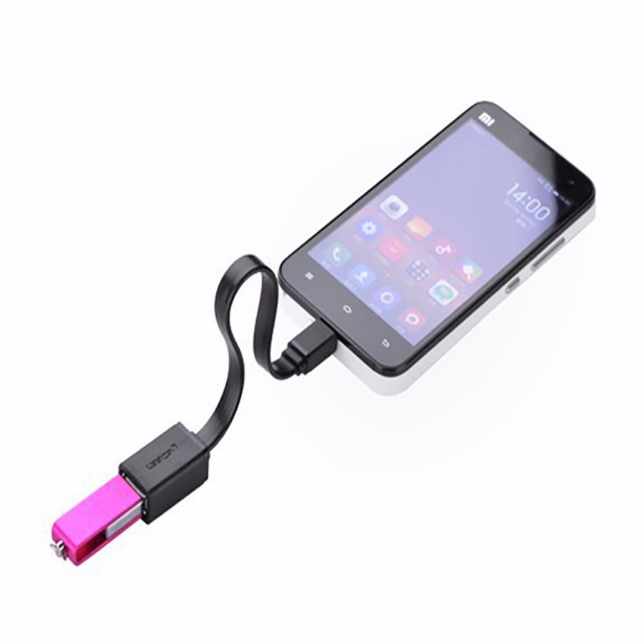 Cáp OTG USB To Micro USB Ugreen 10821 chính hãng - Hàng Chính Hãng