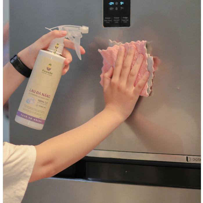 [ Bình xịt tẩy lau đa năng Fuwa3e 500ml an toàn cho da ] xịt lau bếp kính tủ lạnh bàn ăn hương nhu
