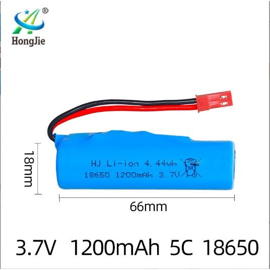 Pin sạc 18650 3.7v 1200mah JST Xe điều khiển từ xa