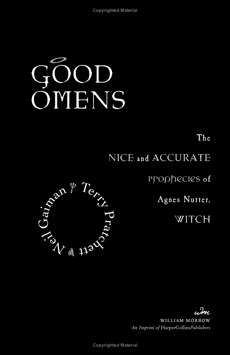 Good Omens - The Nice And Accurate Prophecies Of Agnes Nutter, Witch