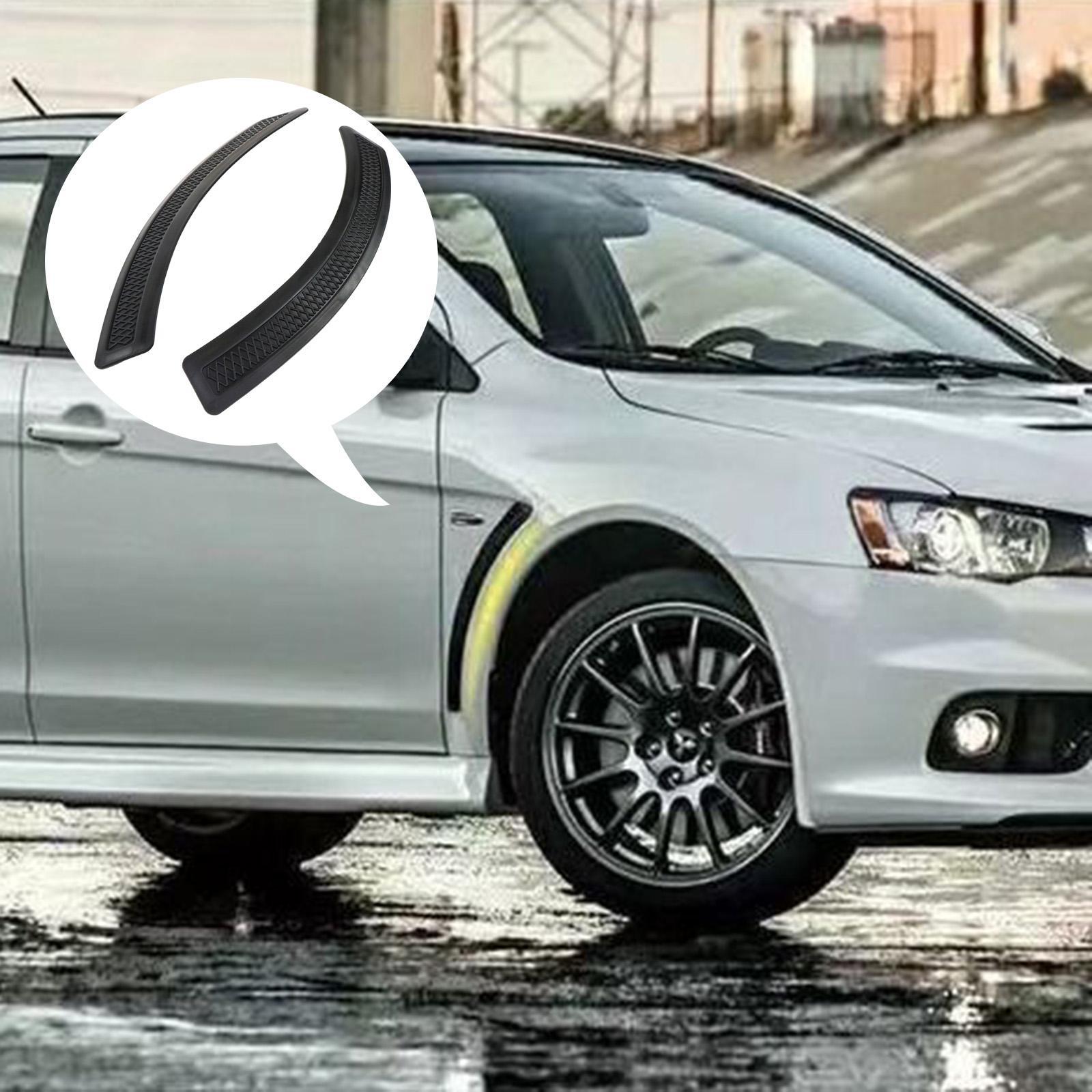 2x Car Wheel Tires Eyebrow Strip Automotive Strip