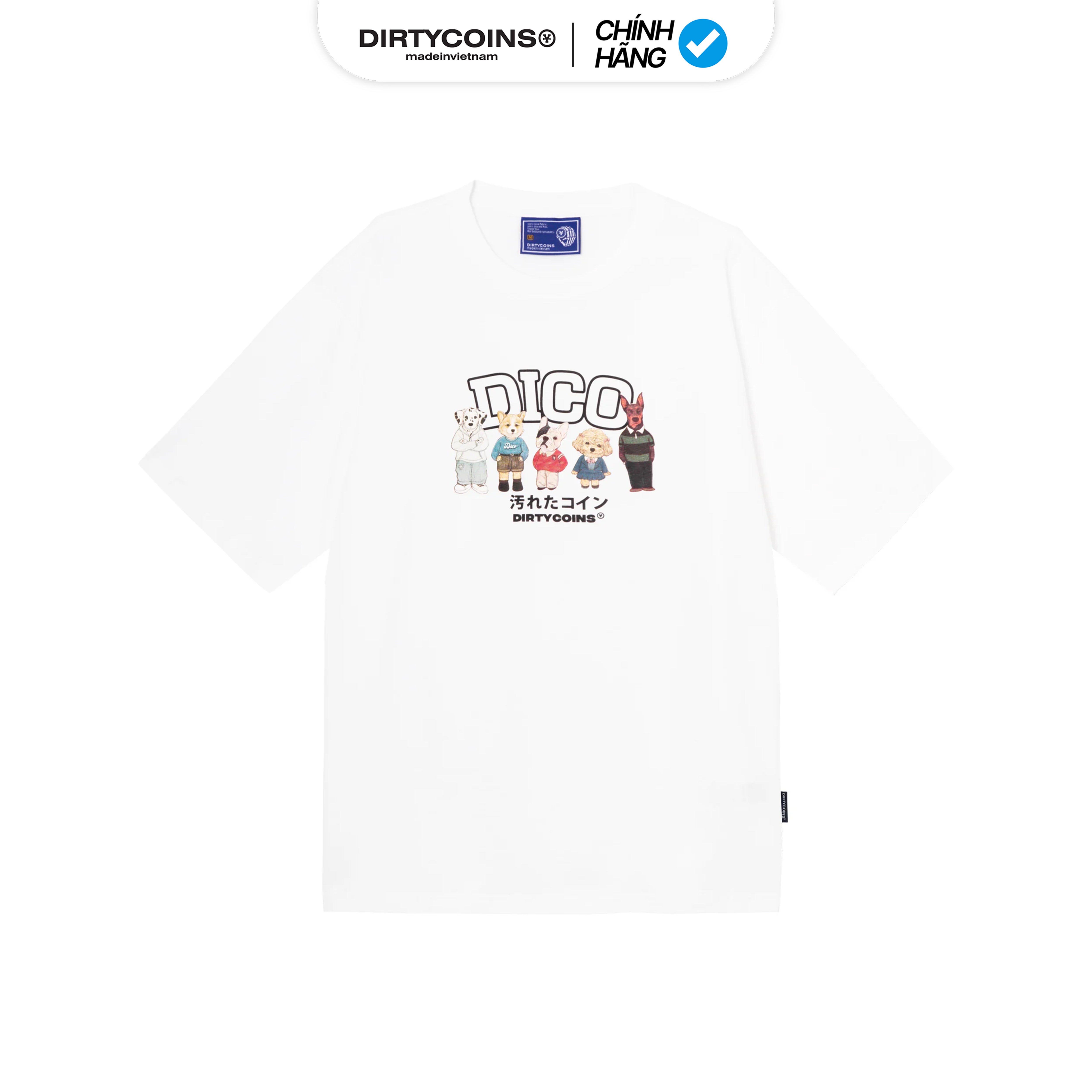 Dico Áo thun Puppies Hangouts T-shirt - White