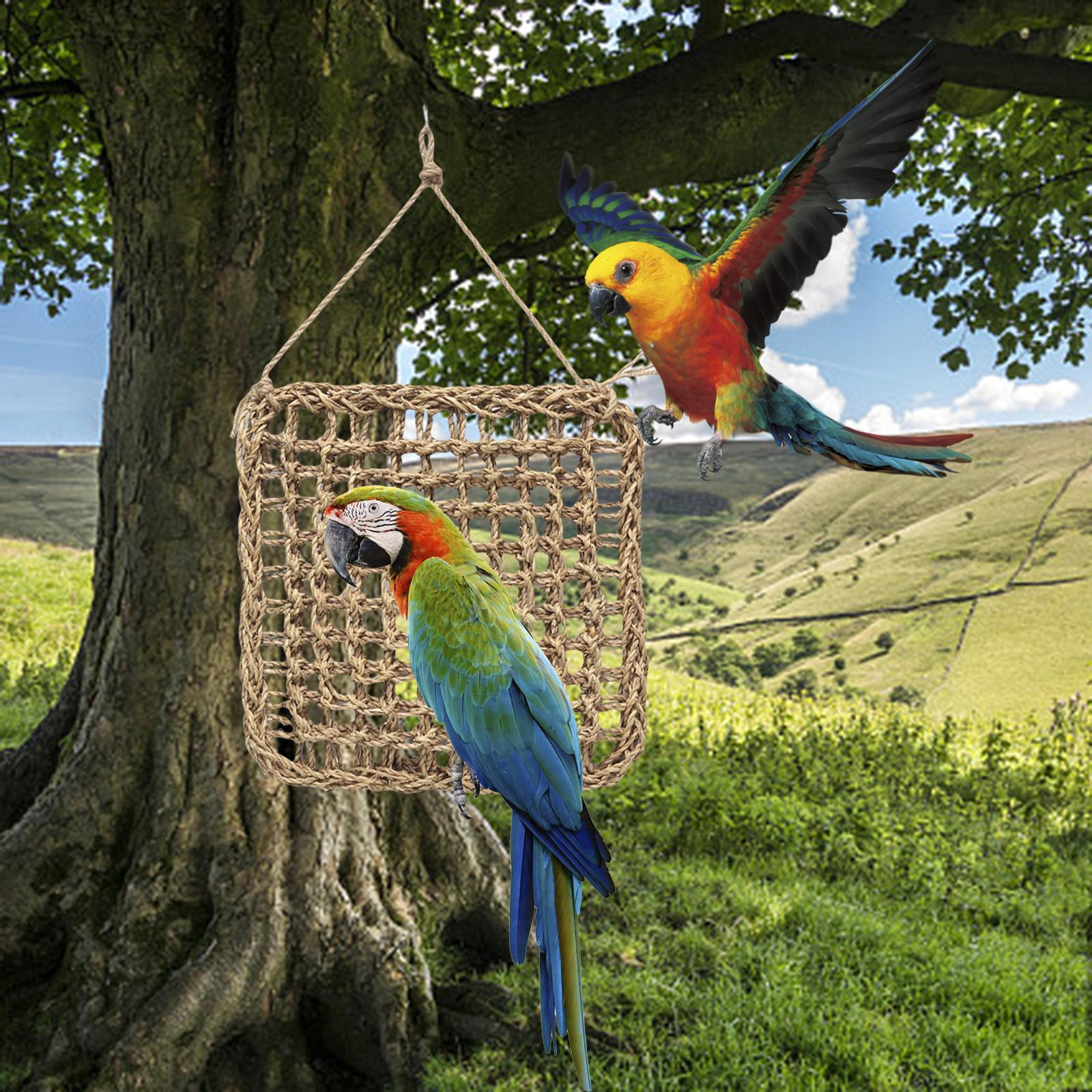 2X Climbing Ladder Hammock Climbing Net for Bird Cage Canaries