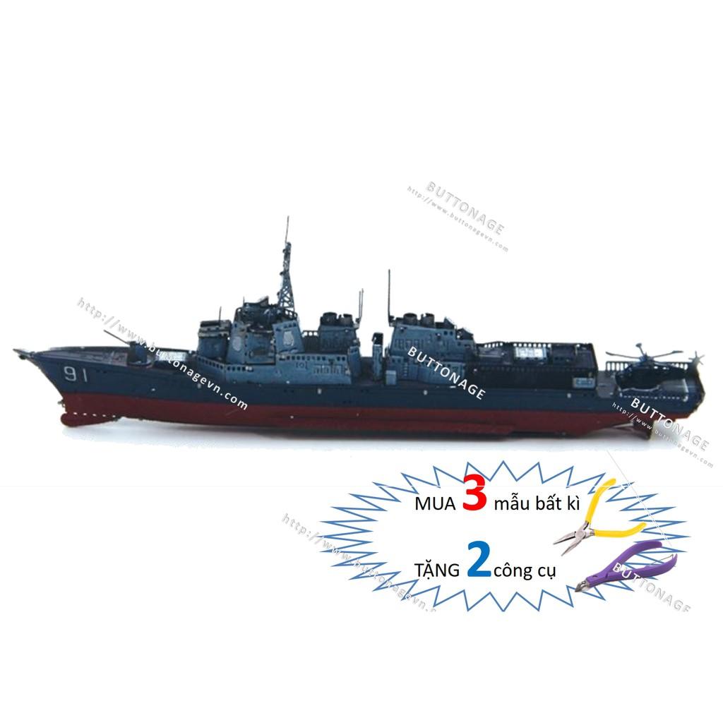 Mô Hình Lắp Ráp 3d Tàu khu trục lớp Arleigh Burke