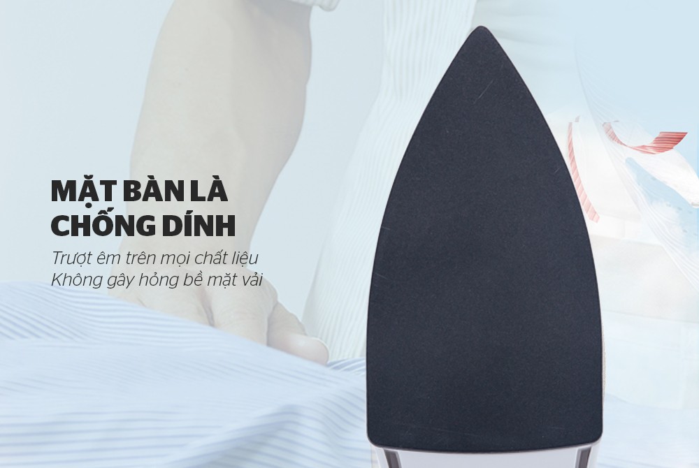 Bàn là khô Sunhouse SHD1072 hồng - Hàng chính hãng