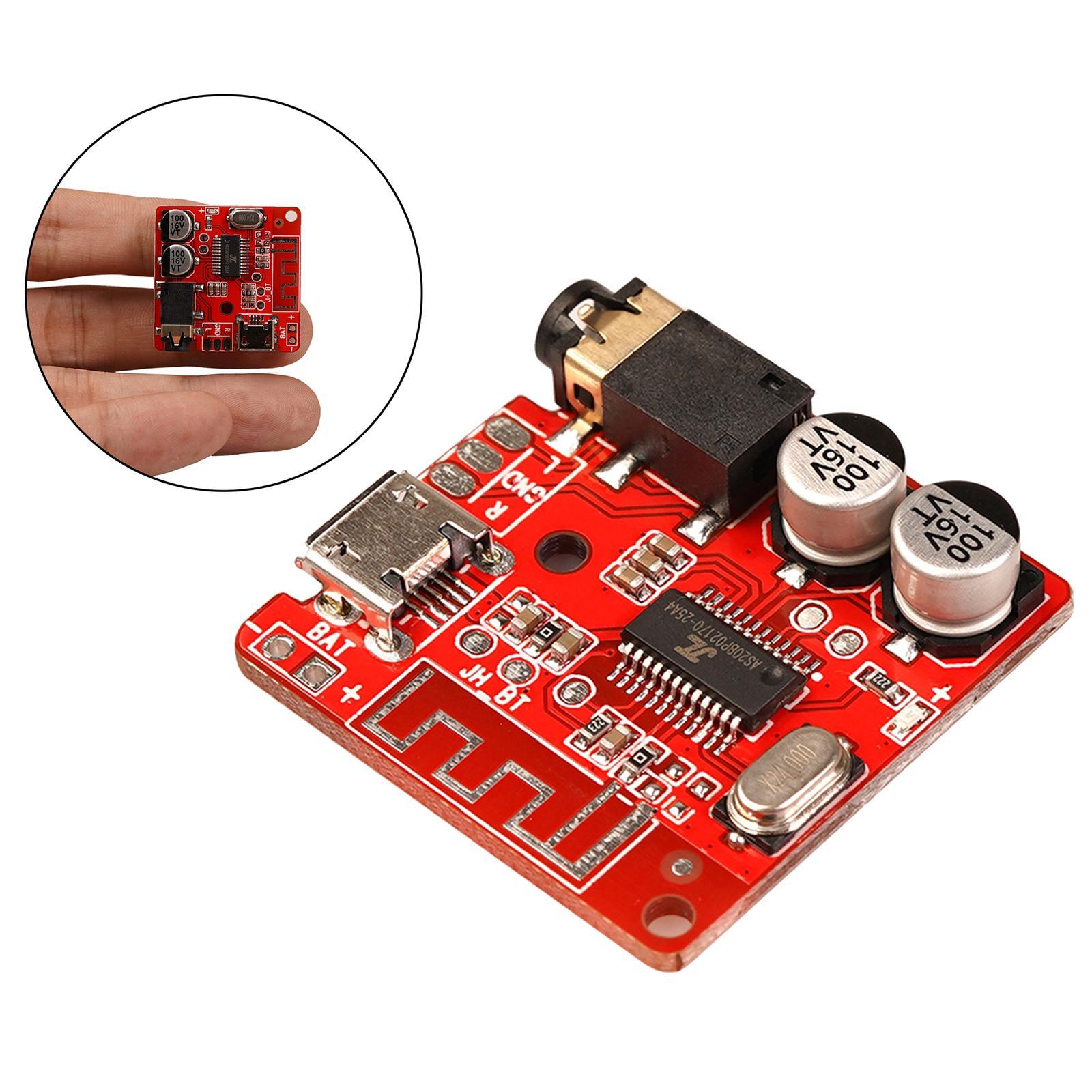 Bluetooth Receiver Board Decoder Board Music Module SNR 90dB THD+N -70dB red