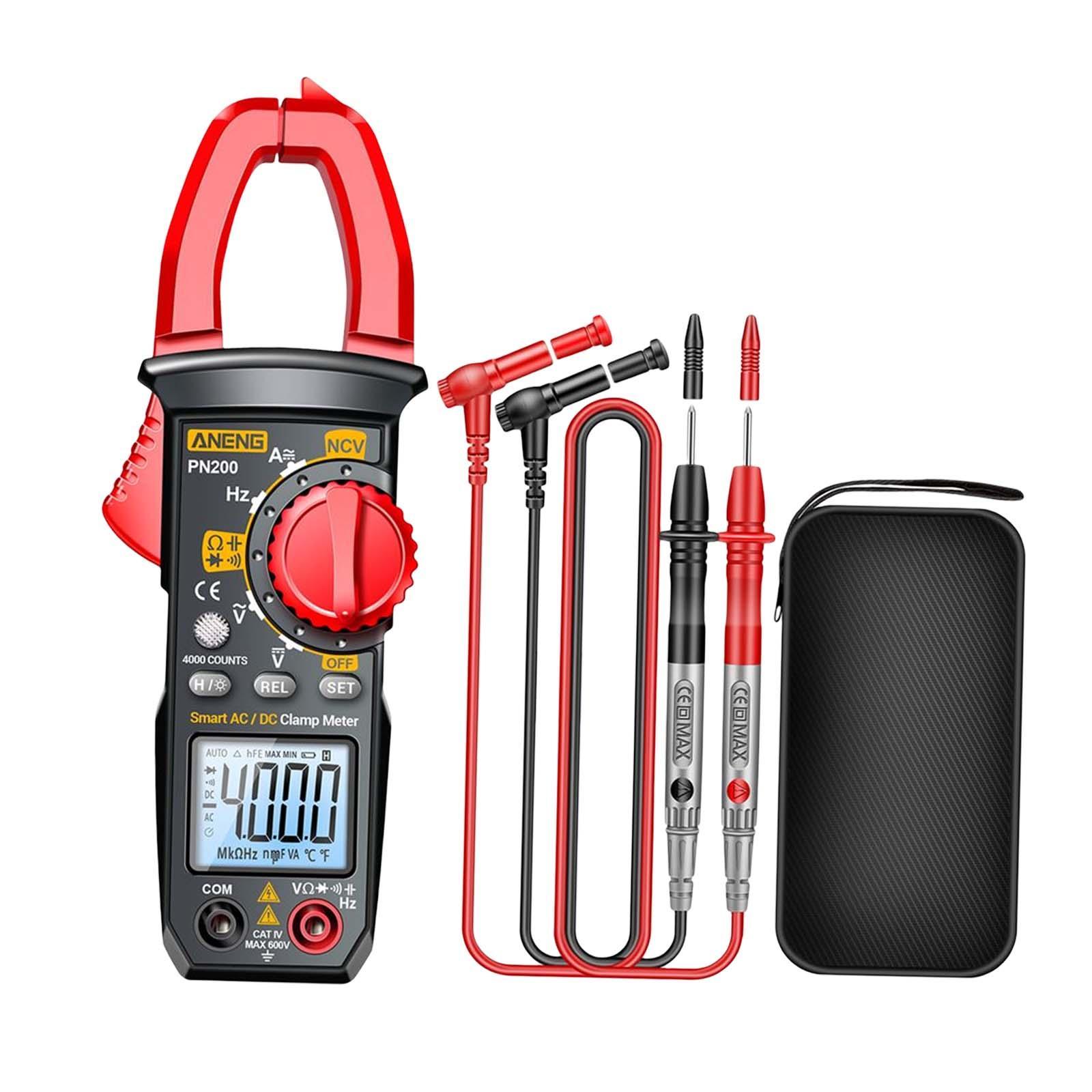 Digital Clamp Meter Accs Handheld Professional AC DC Universal Measures Tool Multimeter for Auto Voltage Resistance Electrician Current