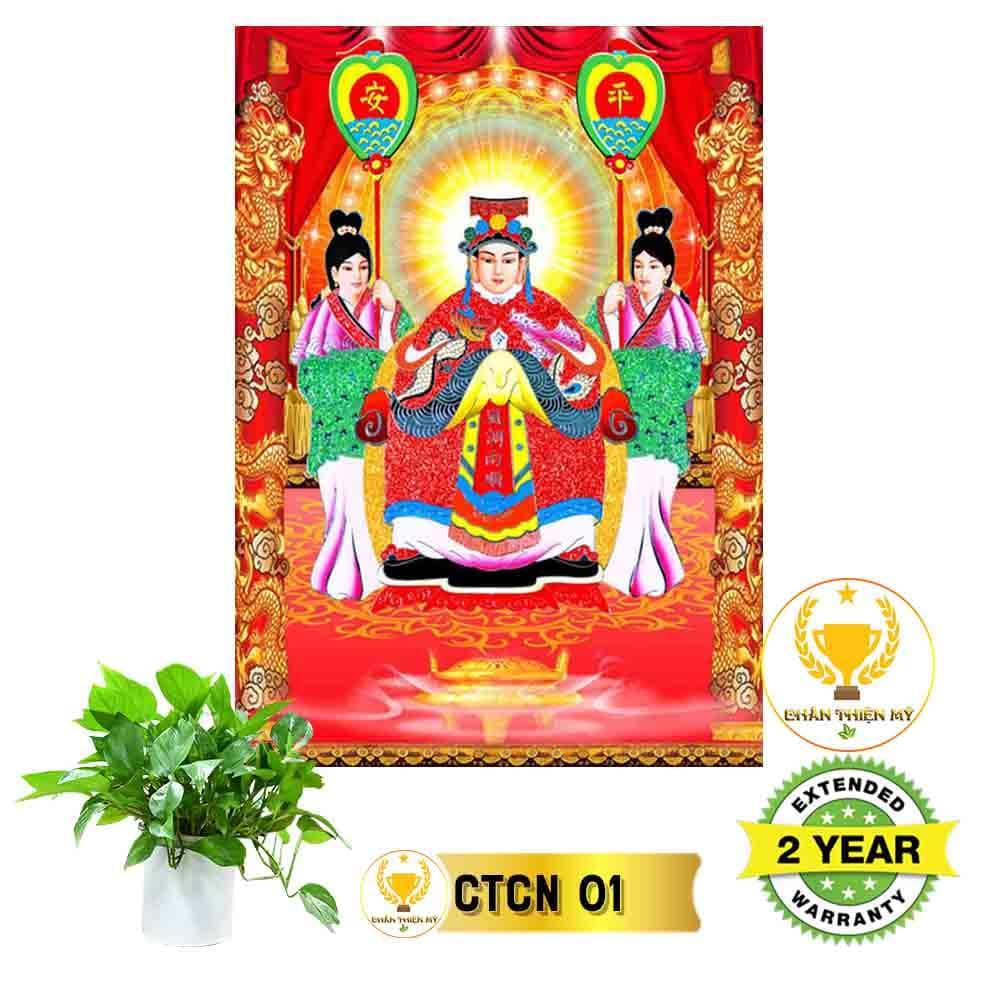 Tranh Chúa Tiên Chúa Ngọc có khung