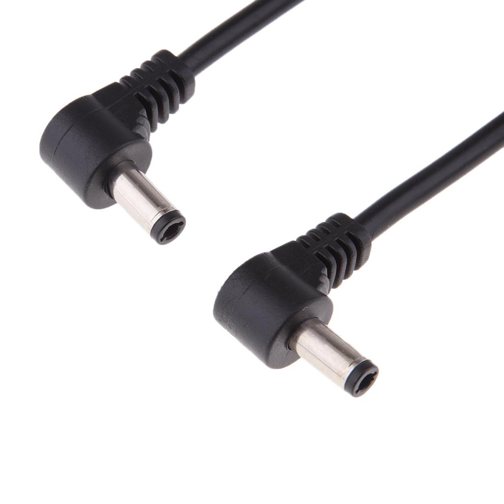 2Pcs 5.5*2.5mm Male to 5.5*2.1mm Female Adapter Cable