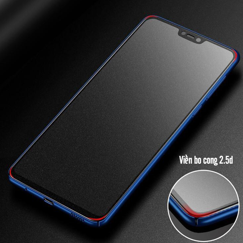 Kính cường lực cho Xiaomi Mi 9 chống vân tay Full viền Đen