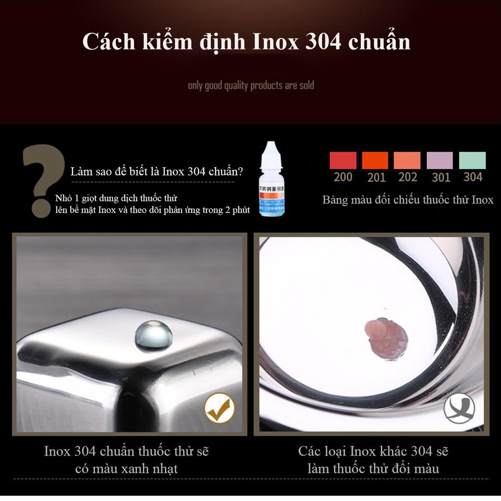 Đá lạnh vĩnh cửu Inox 304 cao cấp AnShin (hộp 8 viên kèm kẹp gắp)