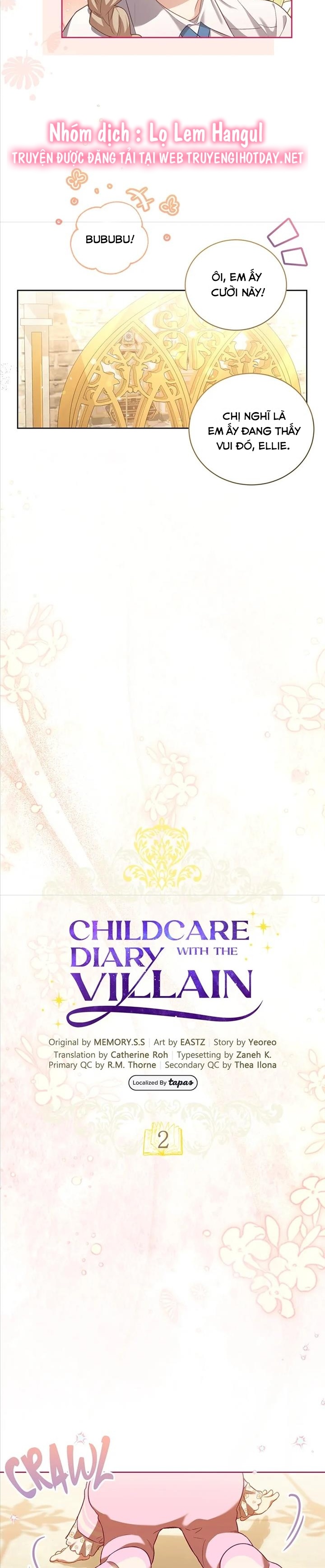 nhật ký chăm sóc đứa trẻ của nhân vật phản diện chapter 2 9